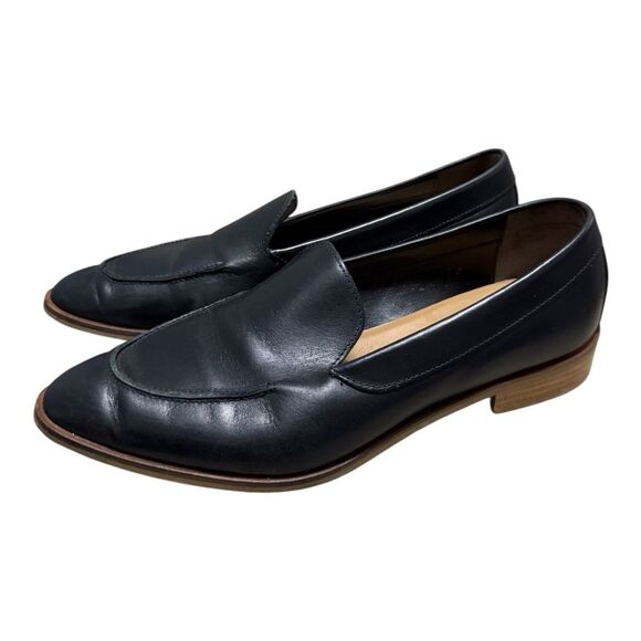 Everlane The Modern Loafer Flats Black Leather Shoes Size 9.5 Made in Italy - Picture 8 of 14
